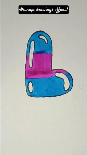 How to write L in 🫧 bubble letters ‪@saniyadrawingsofficial3448‬