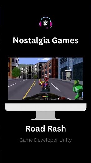 Road Rash Game || Hit like and share with friends if you played this game 🎮