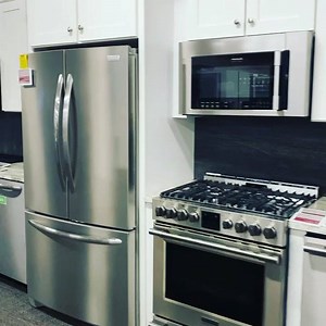 We have 25 complete appliance packages on display in our showroom. We carry Amana, Asko, Bosch, Cafe,Electrolux, Frigidaire, GE, Jennair, Kitchen Aid, Maytag,Monogram, Profile, Sub Zero, Wolf, Thermador and Whirlpool appliances. Schedule a visit or a video chat with a product specialist @ percys.com, walk ins are also welcome. #homeappliances #kitchendesign #frenchdoor #sidebyside #washer #dryer #technology #dishwasher #foodie #washingmachine #instock | Percy's TV & Appliance | Facebook
