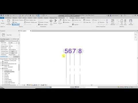 Revit 2022 Change Grid Head Circle Size and Radius
