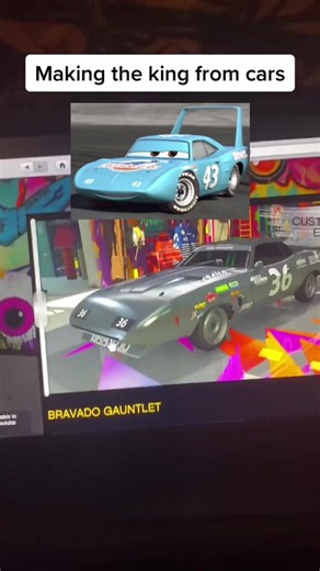 how too make the king from cars!!! #seconderycolors#primarycolors#trythis#fyp#moddedcars#realcars Follow me and like for more amazing gta Things Also pm me what you eould like too see.