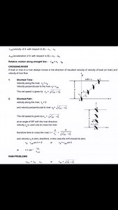 Relative motion formula sheet | Mathematics Hub