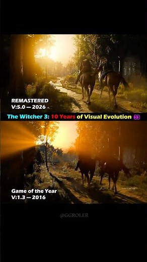 Can You Believe These Are 10 Years Apart 🤯 The Witcher 3 GOTY vs Remastered