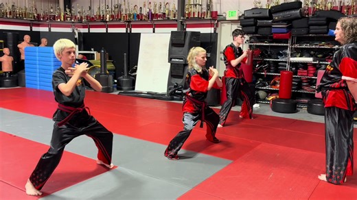 At All-Star Karate, our students have the benefit of working with many different instructors. #karate #utah #fyp #martialarts #training #kenpo #discipline
