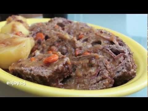 Grandma's Sicilian Meatloaf - Polpettone