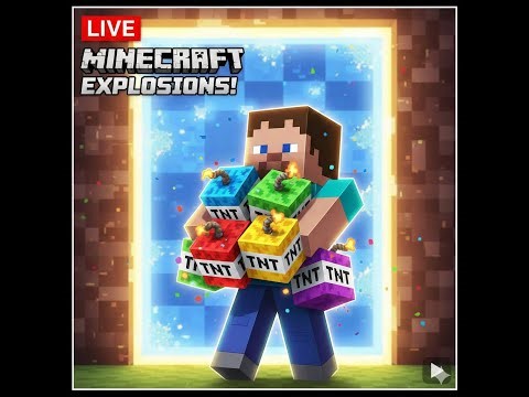 Minecraft TNT Explode Village #minecraft