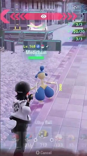 Shiny Medicham in Pokémon Legends: Z-A