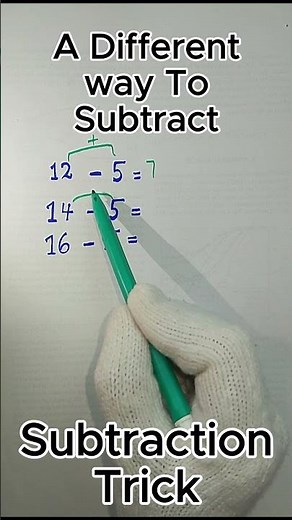 Subtraction Trick | Easy Way to Subtract #maths #subtraction #subtractiontricks