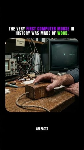 The Secret History of the First Ever Computer Mouse! 🪵🖱️