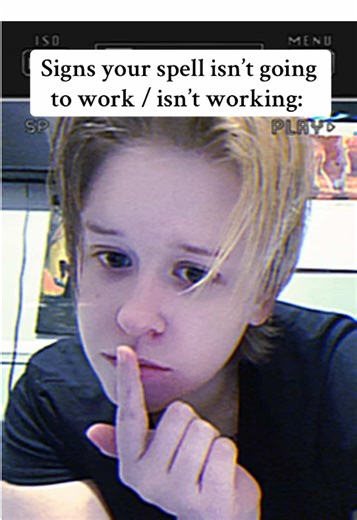 🔮 SIGNS A SPELL HAS FAILED ALREADY: ✔️ No outcome after 3 moon cycles ✔️ You forget about the spell entirely ✔️ You don’t resonate with the intention anymore ✔️ You cannot visualize the result anymore ✔️ Your emotions contradict the spell’s direction ⸻ Spells don’t “fail” because you’re bad at magick. They fail because: \t•\twrong timing \t•\twrong intention \t•\temotional block \t•\tlow energy \t•\tunclear desire \t•\tuniverse protecting you from something \t•\tyou’ve grown past the original d