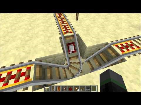 Different Types of Empty Minecart Detectors (Minecraft)