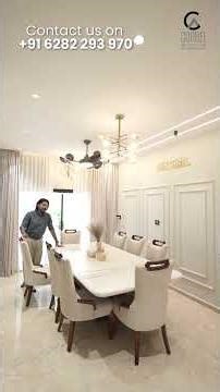 Premium Dining Table Setup | Luxury Interior Design