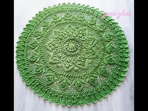crochet mandala rug #149/apis de maison au crochet/alfombra casera de crochet/Gehaakt huiskleed