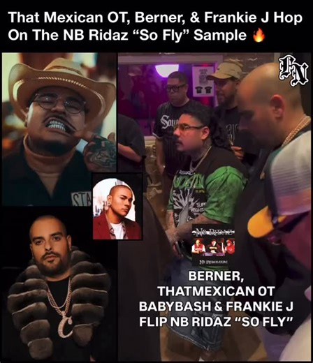 FOONETWORK on Instagram: "That Mexican OT, Berner, & Frankie J Hop On The NB Ridaz “So Fly” Sample 🔥 Via: @yung.chowder #thatmexicanot #berner #frankiej #nbridaz #foonetwork"
