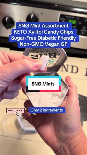 SNO Mint Assortment KETO Xylitol Candy Chips 3-Pack Sugar-Free Diabetic Friendly Non-GMO Vegan GF SNO Peppermint Mints - Sugar-Free, Diabetic & Keto-Friendly Naturally sweetened with 100% xylitol Zero sugar, gluten-free, and diabetic-friendly Freshens breath without the crash or guilt Breathe Fresh. Live Clean. SNO Peppermint Mints deliver crisp, long-lasting breath without sugar, artificial sweeteners, or synthetic junk — just clean ingredients that work. Perfect for Clean Lifestyles Keto? Diab