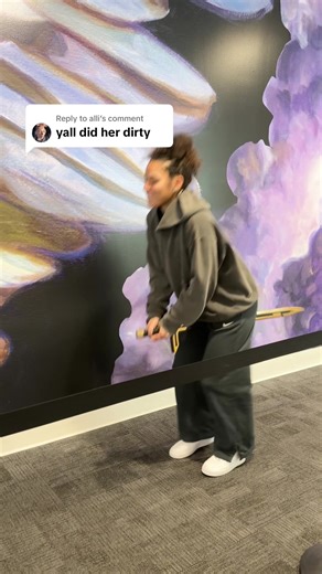 Replying to @alli by popular demand, @Veronica Burton actually taking *flight *kinda