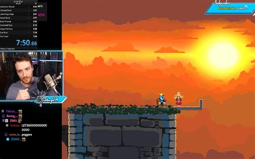 “Lets f***ing go!”: CDawgVA sets a new speedrun record in Jump King