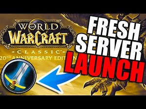 🔴 CLASSIC FRESH SERVER LAUNCH - DAY 1 ⚔️ WARRIOR LEVELING 🎉 World of Warcraft 20th Anniversary