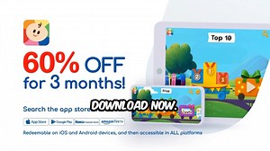 4.5K views · 24 reactions | Explore fun and educational activities on the First App. Get 60% off from your monthly subscription for 3 months during our special Labor Day Sale. Download now! https://first-app.onelink.me/aXRg/laborday25social | BabyFirst | Facebook