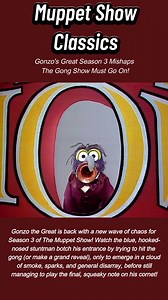 Gonzo for Season 3 energy is all of us trying to make a Monday morning entrance. 😂🎺 Get ready for more bangs, smoke, and sheer Muppet determination! #gonzo #muppetshow #comedy | Muppet Mania
