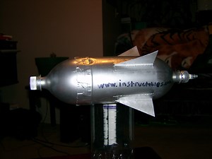 Compressed Air Bottle Rocket!