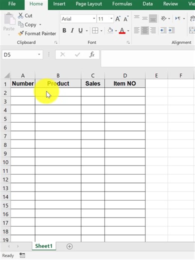 Excel Beginner Trick: Add Serial Numbers Quickly