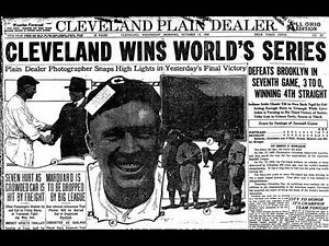 1920 Cleveland Indians! World Series Champions!