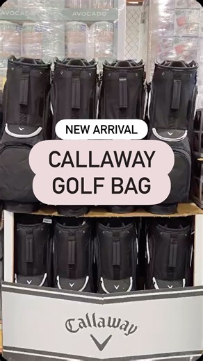 Just arrived! The CALLAWAY Premium Cart Golf Bag spotted at Costco Brantford. This bag weighs 5lbs and features a 14 way top divider, seven pockets, a premium single strap, a pen sleeve and towel ring and front facing handle! ITM. 1844127 | Costco Wholesale Canada