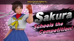 Sakura (Street Fighter V) Mod for Super Smash Bros. Ultimate | SSBU Mods