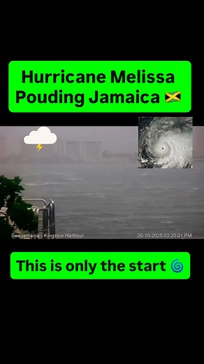 45K views · 105 reactions | ⚠️ LIVE: Hurricane Melissa Pounding...