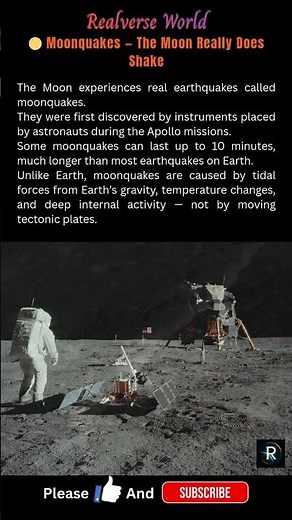 “The Moon Really Has Earthquakes | Moonquakes Explained” #astronomy #spaceexploration