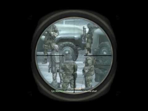 "Call of Duty 4: Modern Warfare 1", full walkthrough on Veteran,Act 2: Mission 3 - One Shot,One Kill