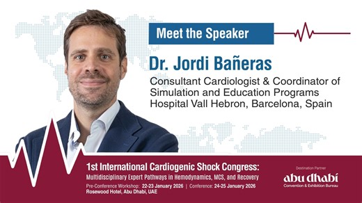 🎙️ Exclusive Speaker Interview | ICSC 2026 What if the key to improving survival in cardiogenic shock lies not only in devices and drugs, but in how teams train, communicate, and make decisions under pressure? In an exclusive pre-congress interview, Dr. Jordi Bañeras, an internationally recognized leader in cardiovascular critical care and simulation-based medical education, shares powerful insights into why simulation is now an essential infrastructure for safe, effective cardiogenic shock car