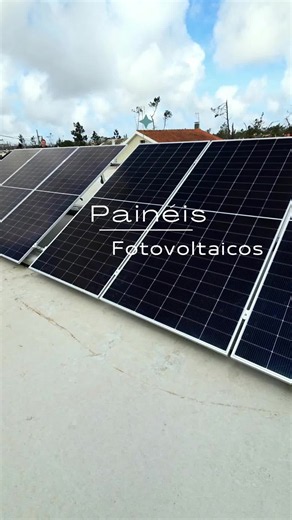 Painéis solares fotovoltaicos instalados — 6x620W para casa