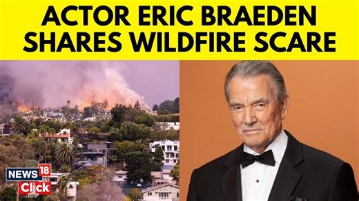 11K views · 52 reactions | Young and the Restless Star Eric Braeden Shares Scary Los Angeles Fire Update From His Home Source: CNN #CaliforniaWildfire #Wildfire #Hollywood #LosAngelesFire | News18 | Facebook