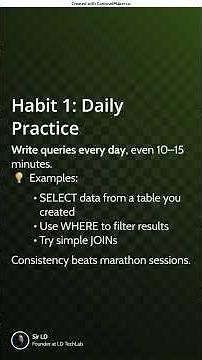 Learn MySQL Queries Faster with These Habits #coding #codeprep #programming