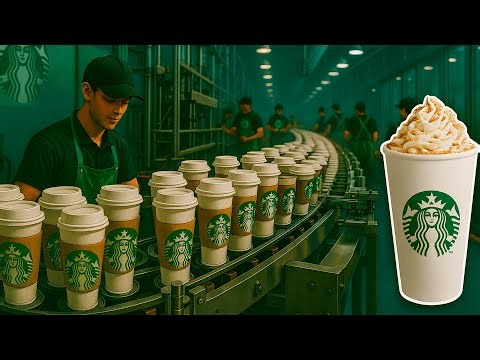 How It's Made Starbucks Coffee? Full Production and Secrets Factory!