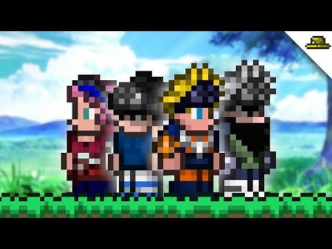 NARUTO TEAM 7 | TERRARIA CUSTOM CHARACTERS | VANITY SETS AND HOW TO MAKE THEM!