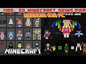 💯 1000+ Minecraft 5D Skins: The Ultimate Skin Pack (2025) 💯 (ANDROID/iOS/PC)
