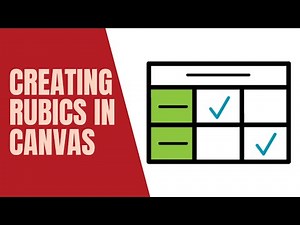 RUBRICS in Canvas LMS