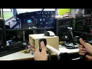 Homemade USB Flight Simulator Yoke Demo