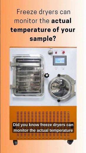 Freeze Dryer Sample Temperature Monitoring | PT-100 Sensor Explained #shortsfeed