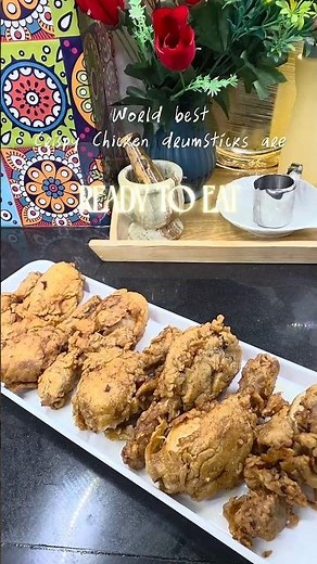 Crispy Chicken Drumsticks Recipe | Super Crunchy & Juicy Inside #food #chickenrecipe #recipe