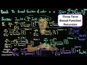 Recursion Relation for Bessel Functions