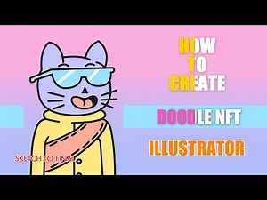How to Create Doodle Cat NFT in Illustrator | Sinhala | Jayantha Arts