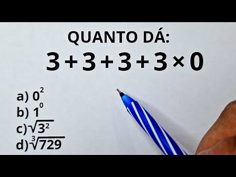 3 + 3 + 3 + 3 × 0 = ❓️