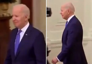 Biden's Head Disappears on Video, Fueling Speculation of Hologram Being Used for His Appearances