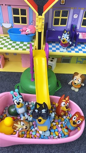 Satisfying with Unboxing & Review Bluey Playset Toys ASMR #shorts #bluey #toys