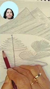 mountain river scenery drawing|#drawing#short