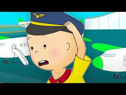 Airplane Adventure | Caillou Cartoon